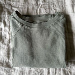 Mate the Label sage green crew sweatshirt